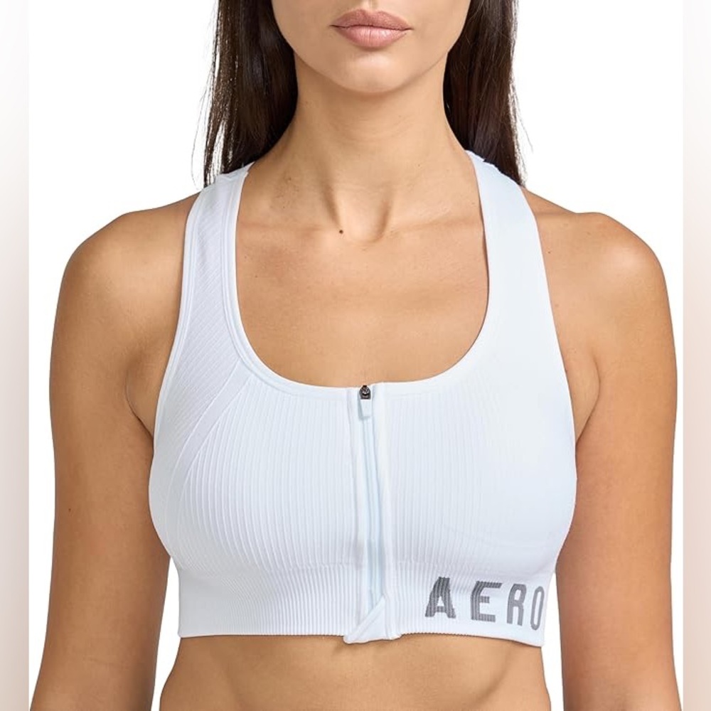 Aeropostale Zip Up Sports Bra